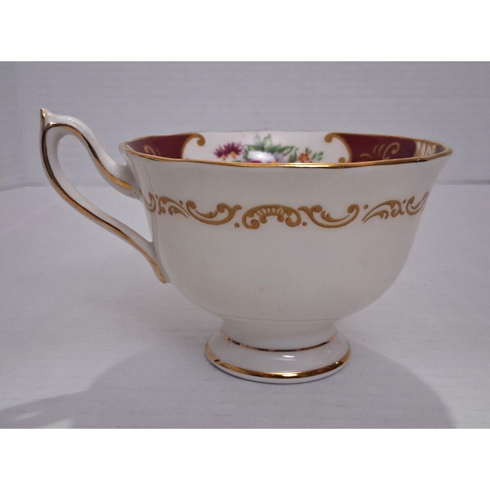Vintage Royal Albert Canterbury Bone China Made in England Pattern Teacup